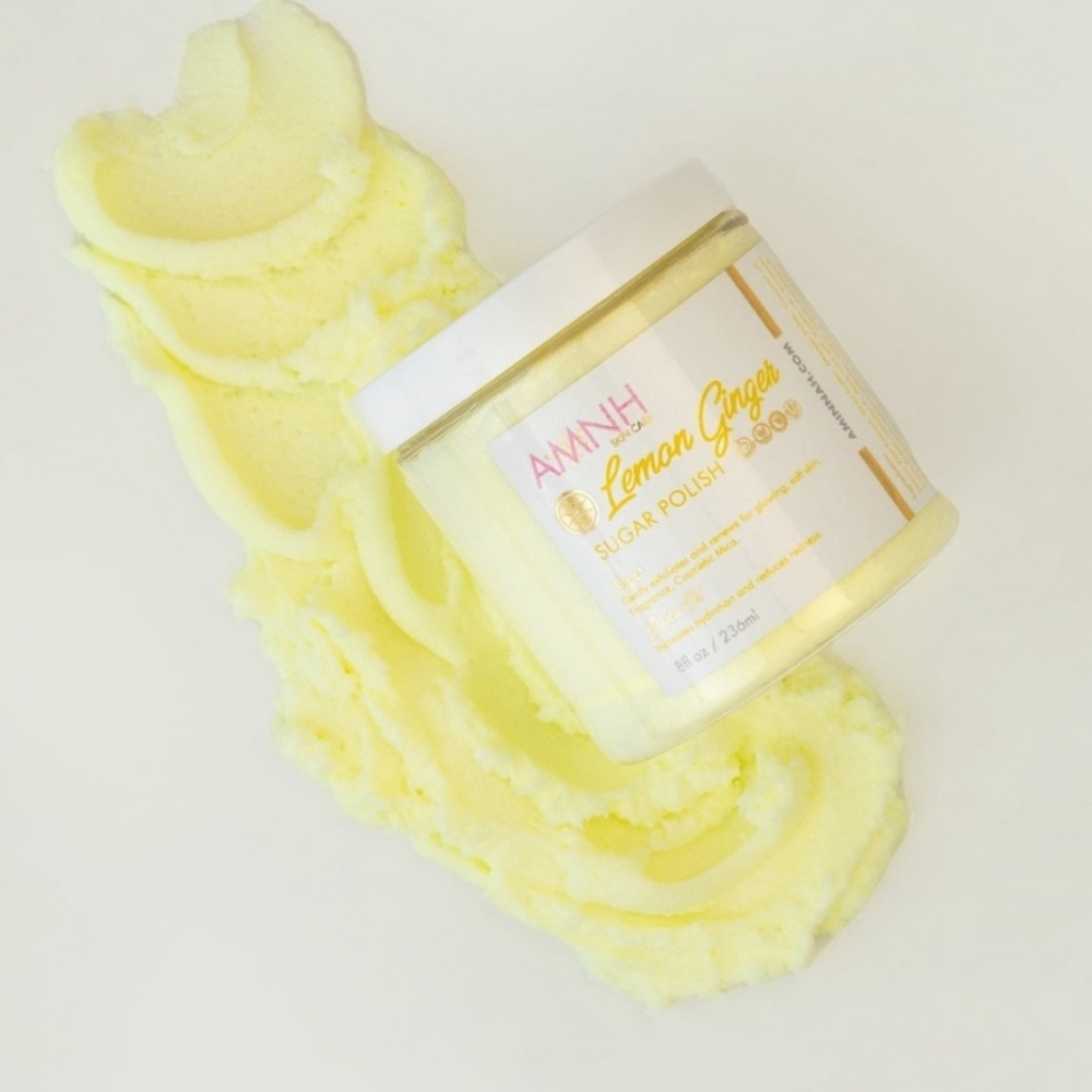 🆕️AMINNAH Lemon Ginger Sugar Scrub for Body